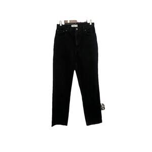 Abercrombie & Fitch Women’s 90s Straight Black Jeans Ultra High Rise Size 29/ 8R